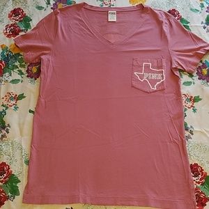 PINK Victoria's Secret Texas Longorns Shirt M